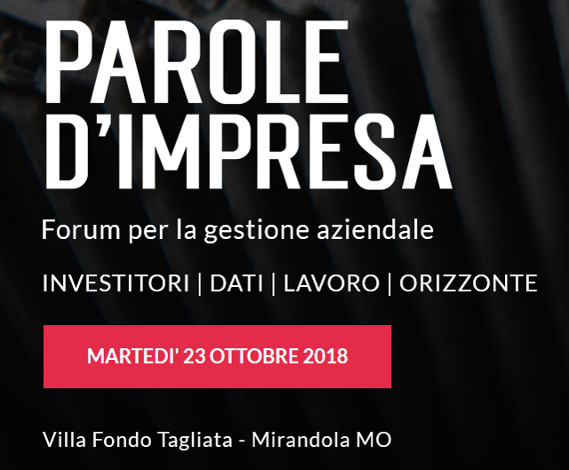 PAROLE D'IMPRESA 2018